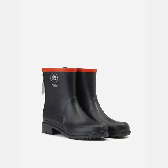 Aigle The Urban Rain Boots Women Black ZA-26374